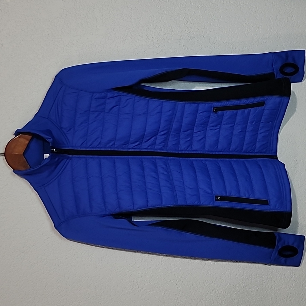 Brand New! Everlast Blue & Black Front Puffer Activewear Jacket Sz.S - Picture 1 of 10